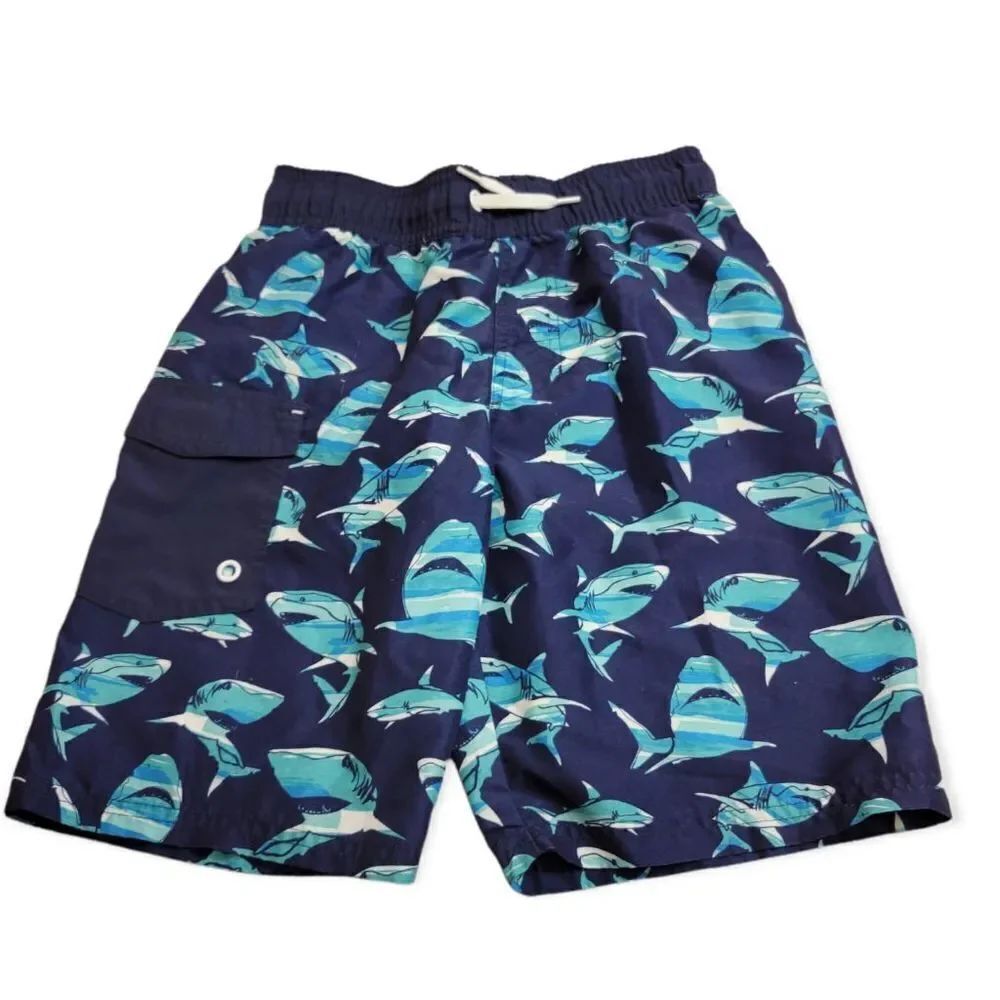 Cat & Jack shark swim trunks M8